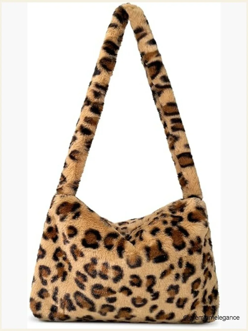 Fluffy Shoulder Bag with Large Capacity Faux Fur